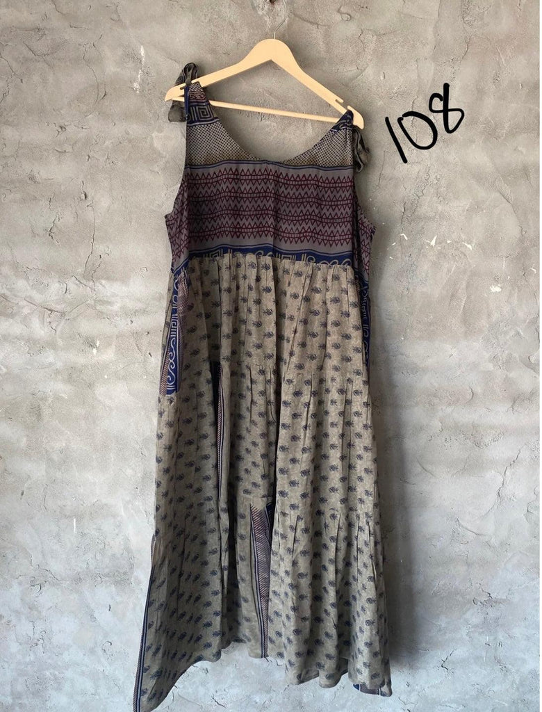 Silk Celeste Dress by Kantha Bae One Size - Robin Boutique-Boutique 
