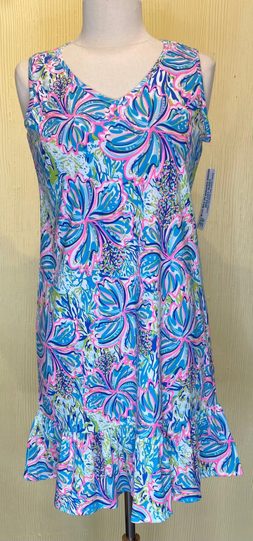 Beachtime Jennifer Ruffle Dress CPX4546P - Robin Boutique-Boutique 