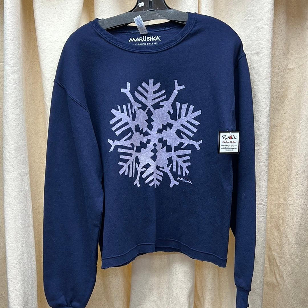 Snowflake Sweatshirt by Marushka - Robin Boutique-Boutique 