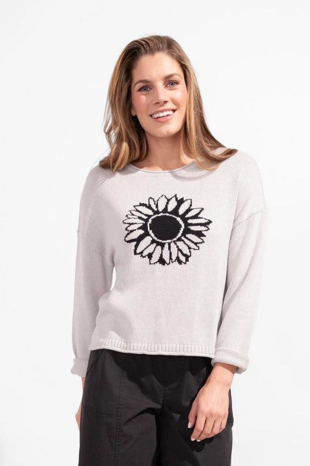 Sunflower Pullover Sweater by Escape by Habitat - Robin Boutique-Boutique 