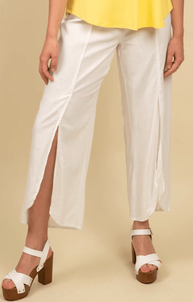 Pull On Ankle Pants with Waist Smocking 3067810HA - Robin Boutique-Boutique 