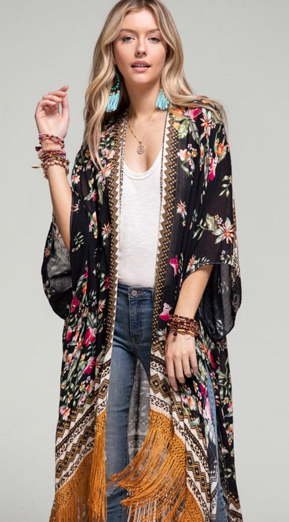 Gallia Floral Kimono - Robin Boutique-Boutique 
