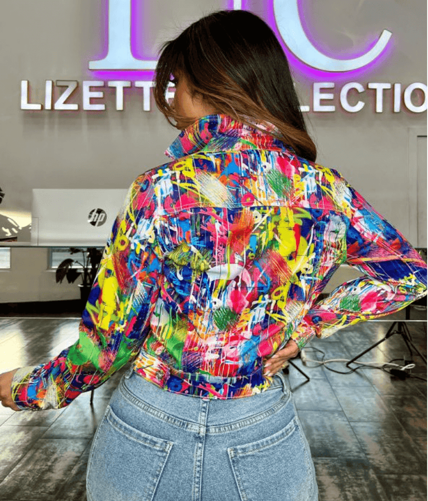 Lizette Jacket in Jean style LC2468 - Robin Boutique-Boutique 