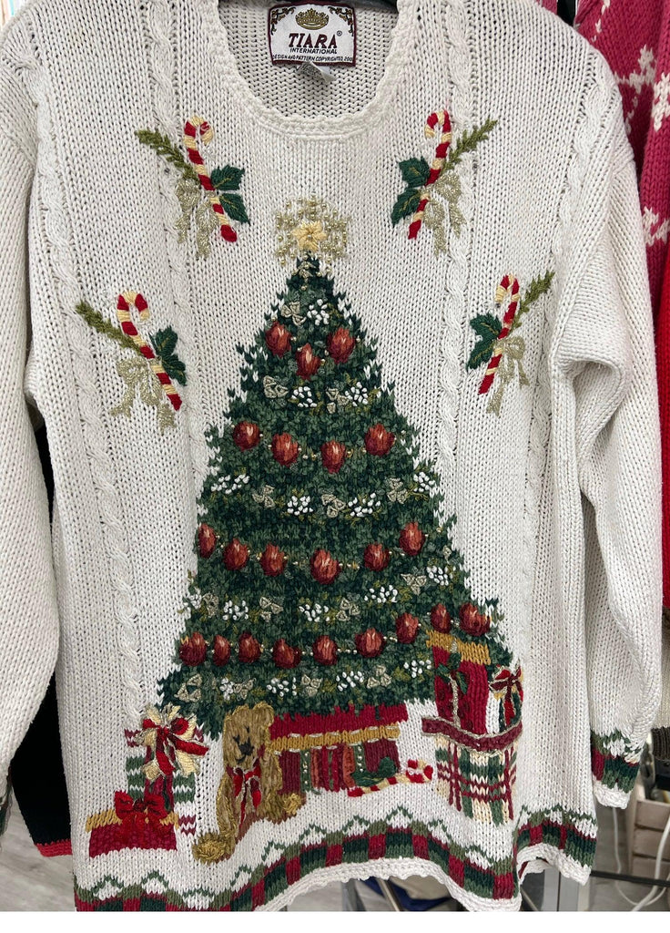 Christmas Tree Ugly Sweater restored