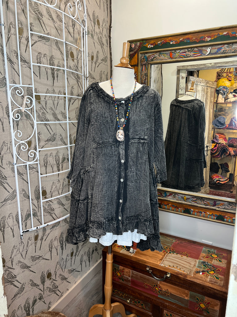Vintage Washed Tunic from The Paperlace Robin Boutique-Boutique