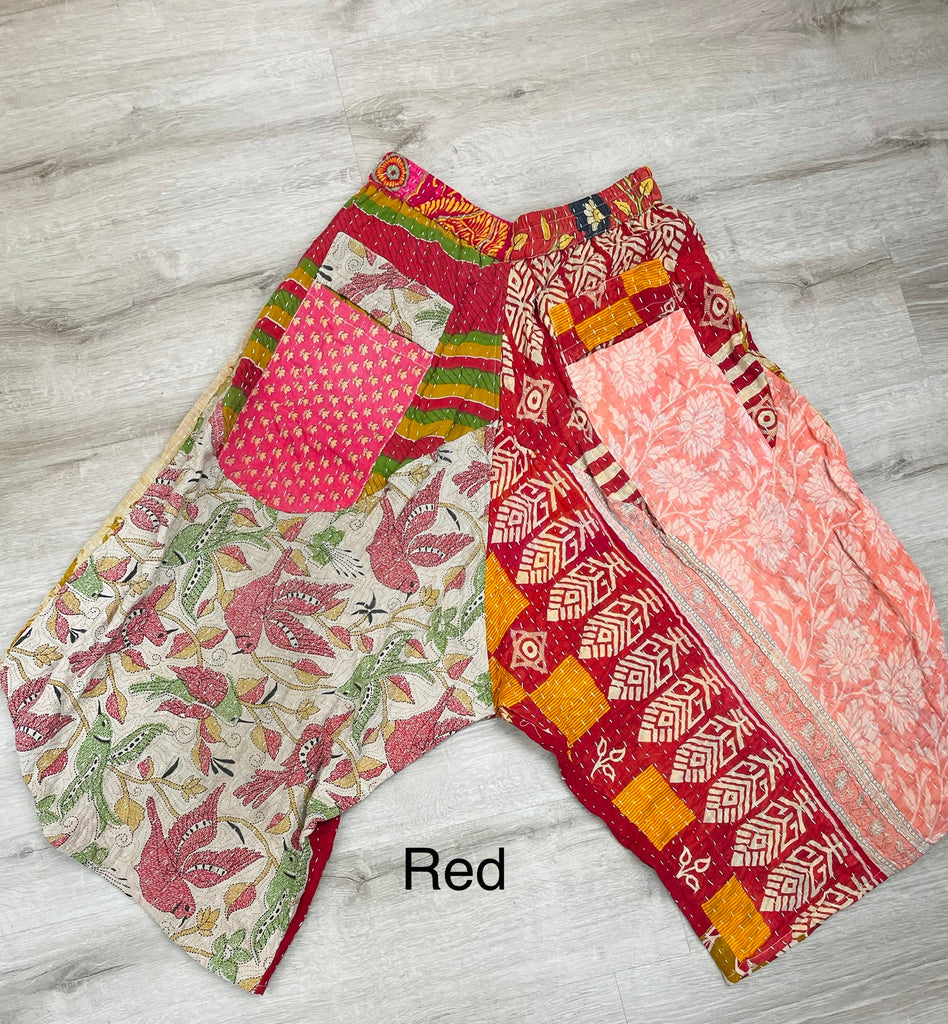 Kantha Sunrise Crop Pants - Robin Boutique-Boutique 