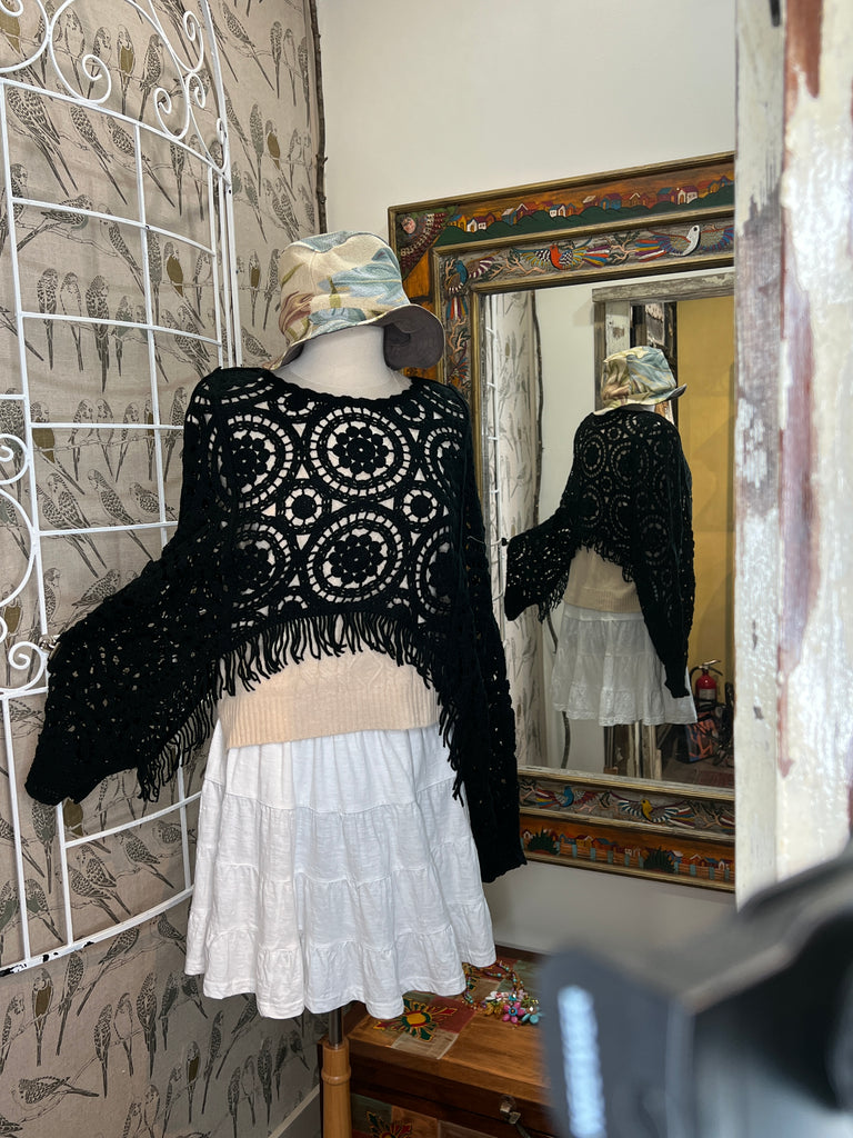 BiBi Dolman Sleeve Crochet Top Robin Boutique-Boutique
