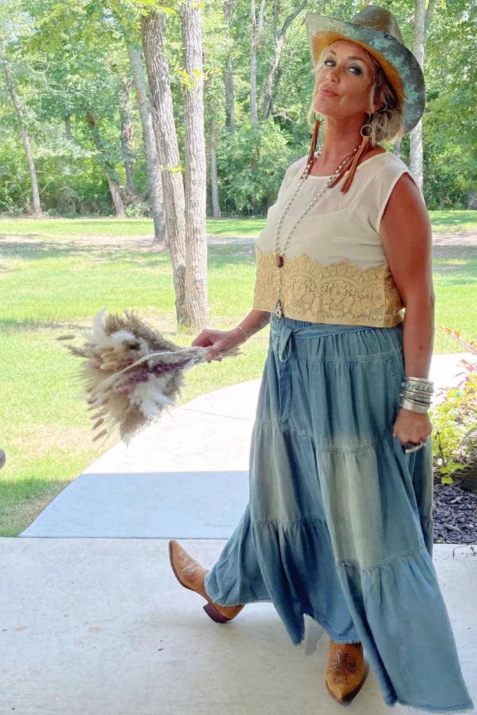 Drift Away Skirt by Jaded Gypsy - Robin Boutique-Boutique 
