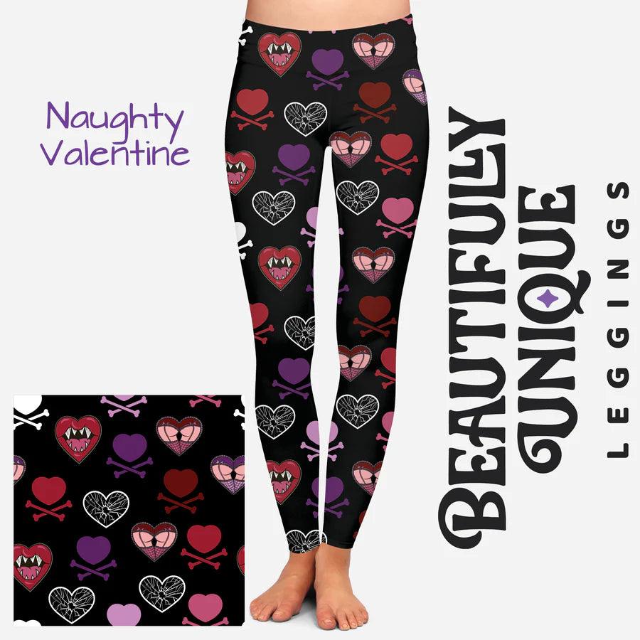 Naughty Valentine Leggings - Robin Boutique-Boutique 