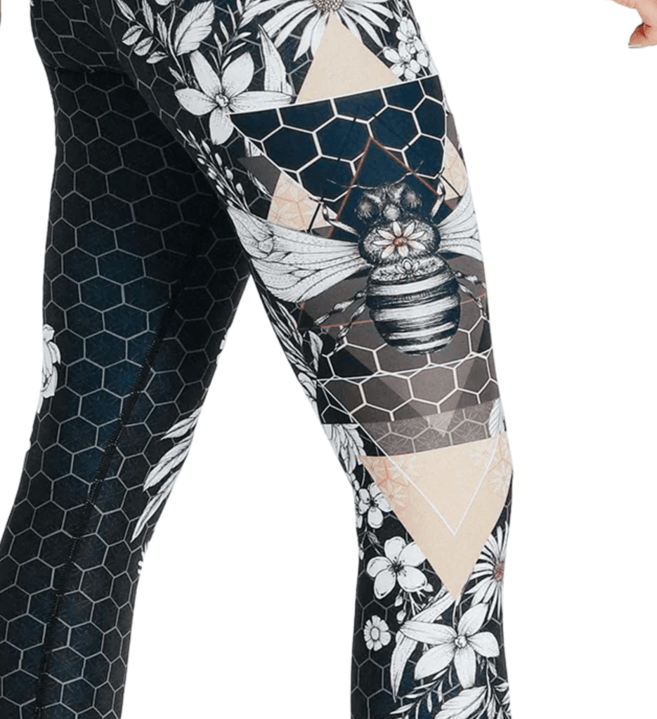 Yoga Democracy Printed Leggings in Beeloved 1103127 - Robin Boutique-Boutique 