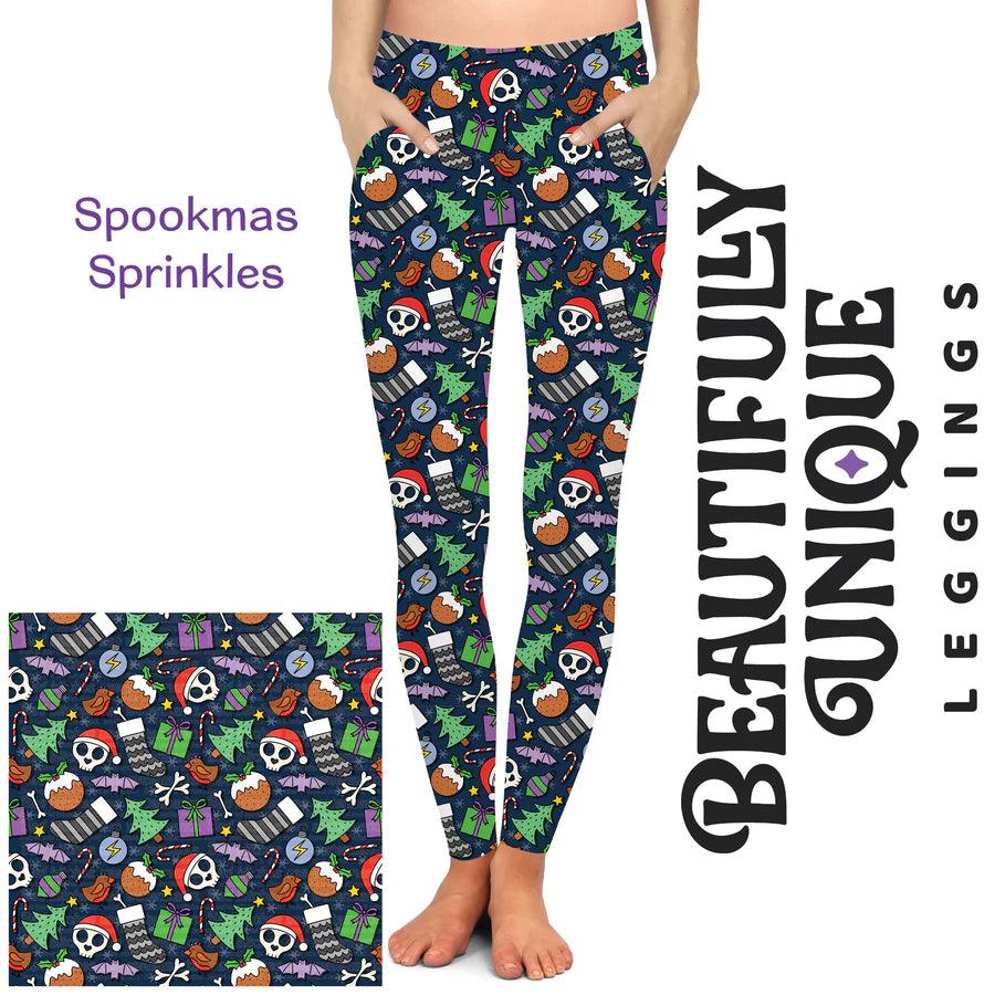 Spookmas Sprinkle Leggings - Robin Boutique-Boutique 