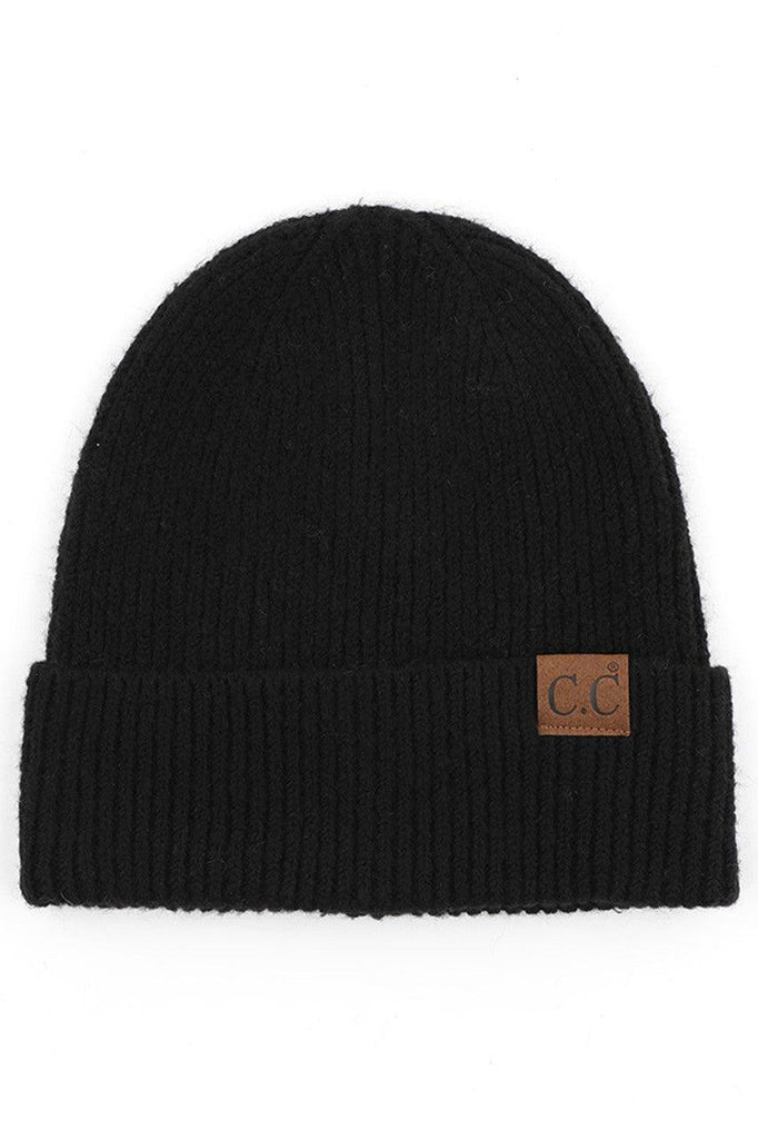 Unisex Ribbed Cuff Beanie 2075 - Robin Boutique-Boutique 