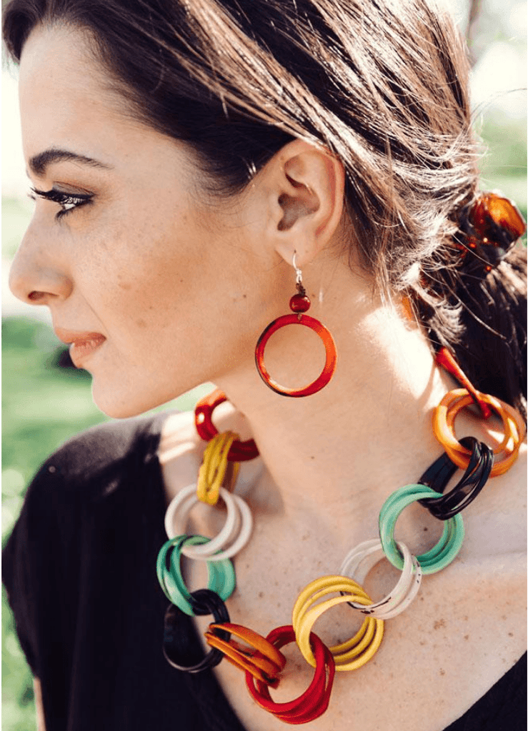 Rings of Life Earrings by Tagua - Robin Boutique-Boutique 