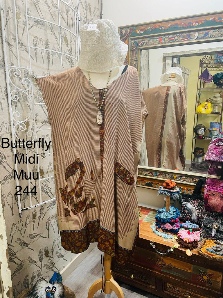 Butterfly Midi Muu by Kantha Bae One Size - Robin Boutique-Boutique 