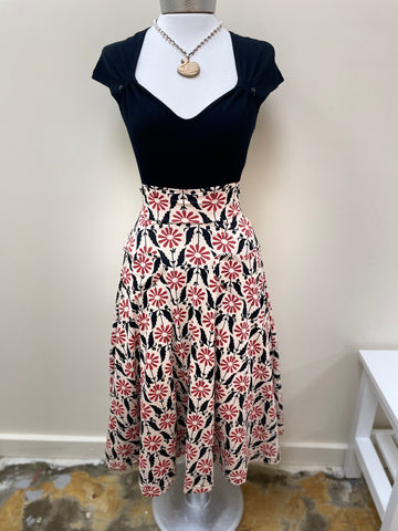 Effie's Heart Picnic Skirt Margueritte Print - Robin Boutique-Boutique 