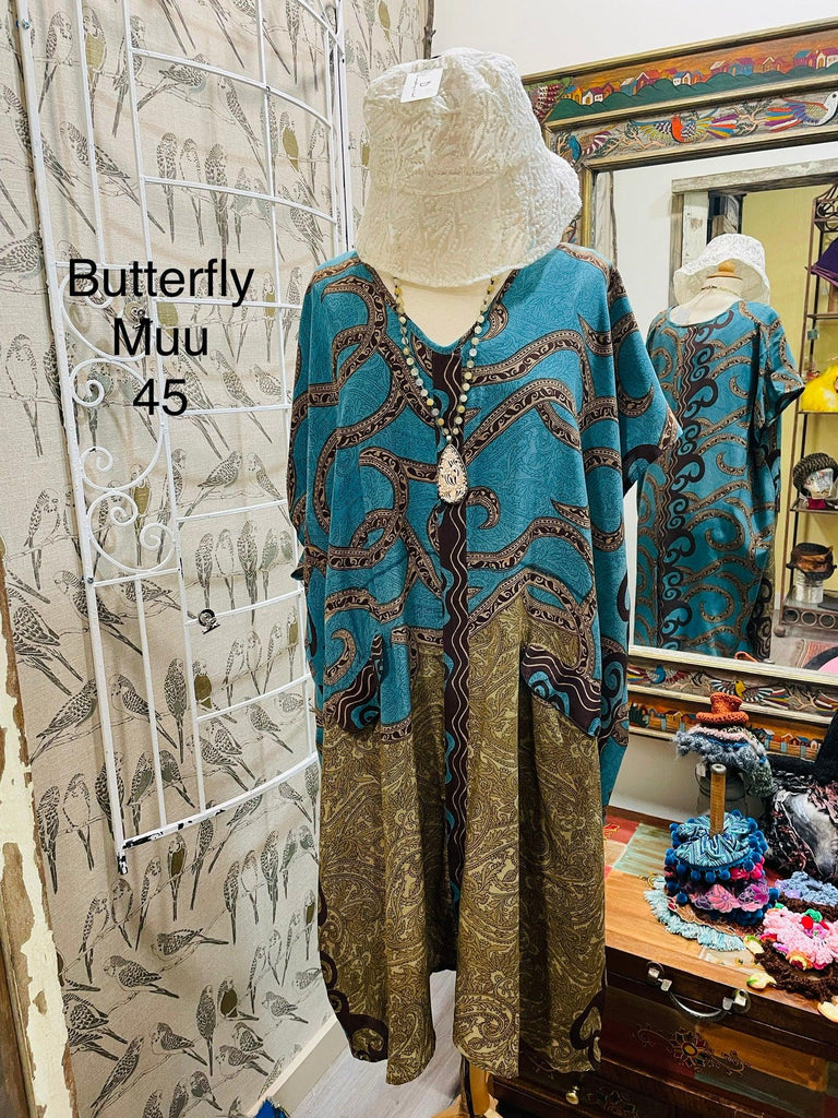 Butterfly Midi Muu by Kantha Bae One Size - Robin Boutique-Boutique 