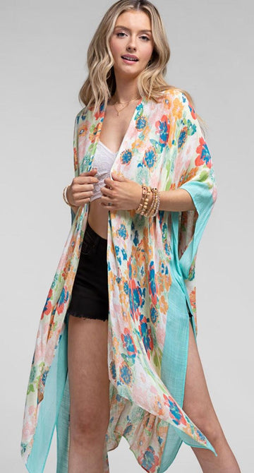 Mystique Flower Kimono - Robin Boutique-Boutique 