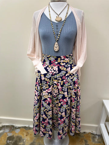 Effie's Heart Picnic Skirt in Super Bloom Print EH335-458 - Robin Boutique-Boutique 