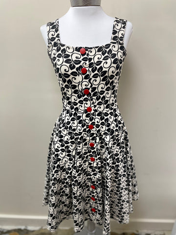 Effie's Heart Curie Dress Trifolia Print EH598-472s - Robin Boutique-Boutique 