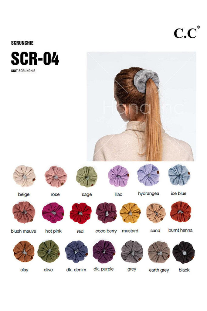Knit Scrunchie SCR04 - Robin Boutique-Boutique 