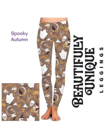 Spooky Autumn Leggings - Robin Boutique-Boutique 