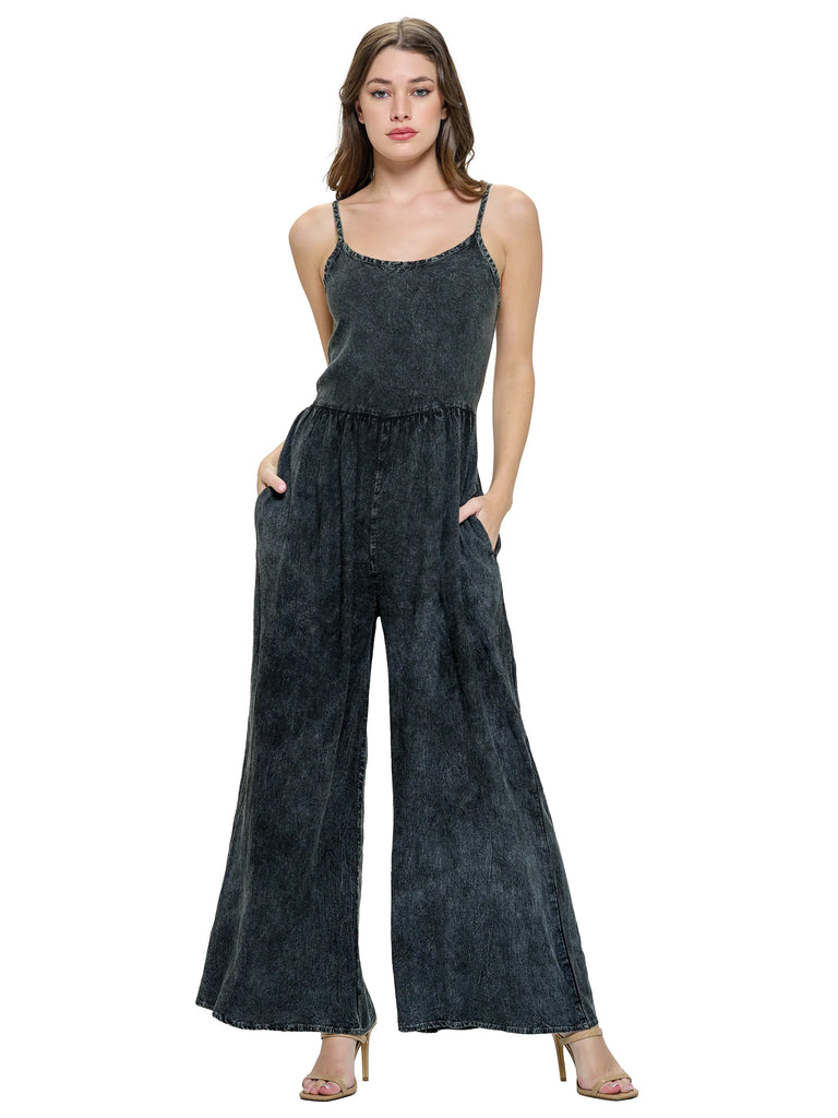 Stone wash jumpsuit by YakNYeti Robin Boutique-Boutique