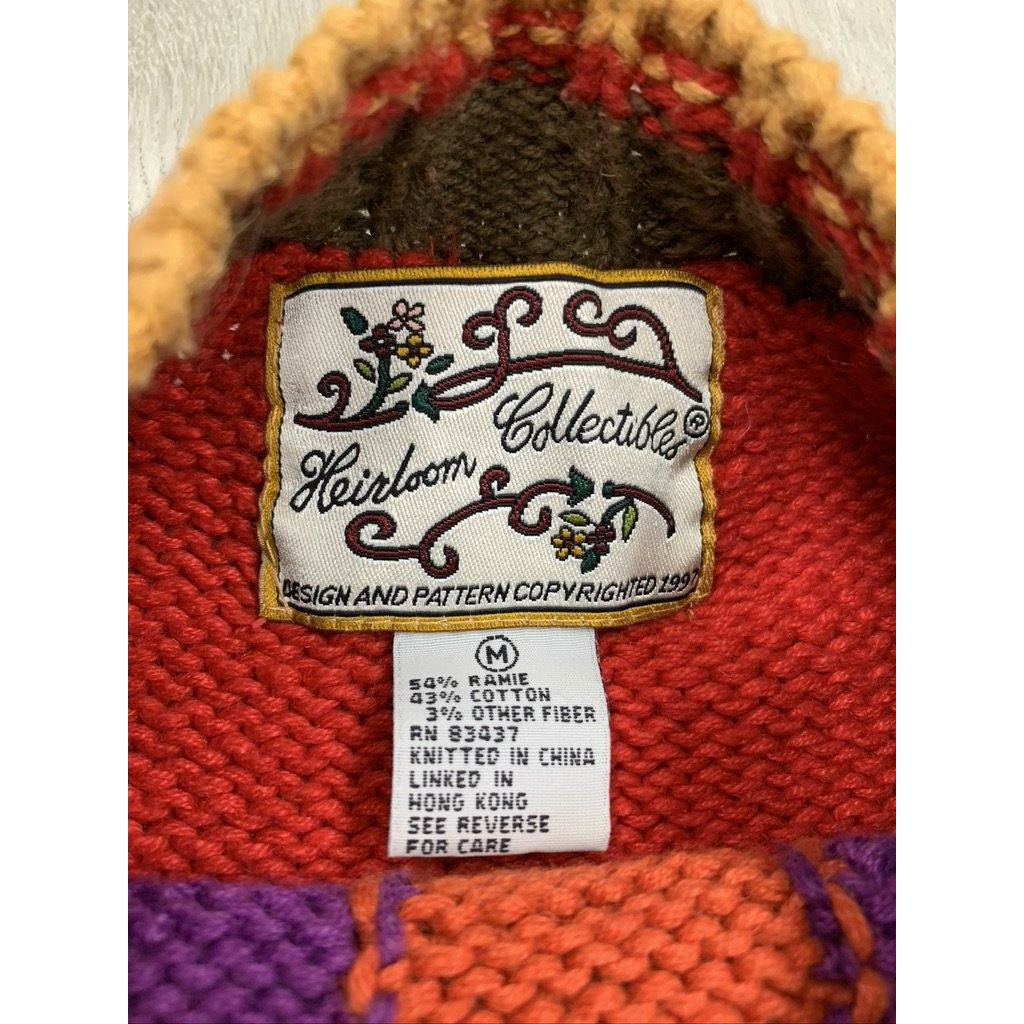 Heirloom Collectibles Hand Knit Sweater. Size Medium - Robin Boutique-Boutique    &.  Reloved Fabrics
