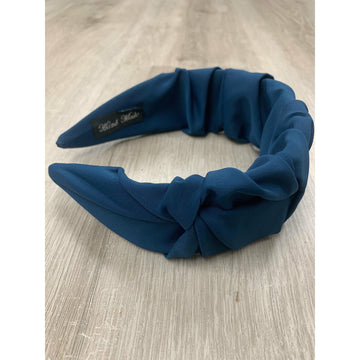Plumy Wide Teal Blue Headband - Robin Boutique-Boutique 