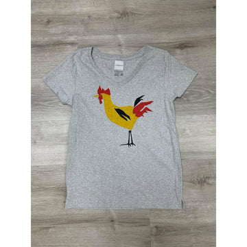 Rooster V-Neck Short Sleeve T-Shirt - Robin Boutique-Boutique 