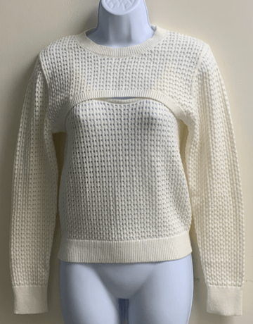 Long sleeve sweater top - Robin Boutique-Boutique    &.  Reloved Fabrics