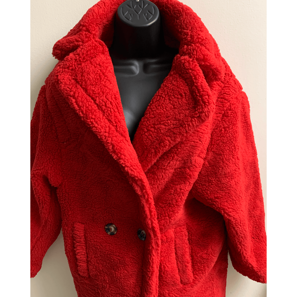 Teddy Wool Coat - Robin Boutique-Boutique    &.  Reloved Fabrics