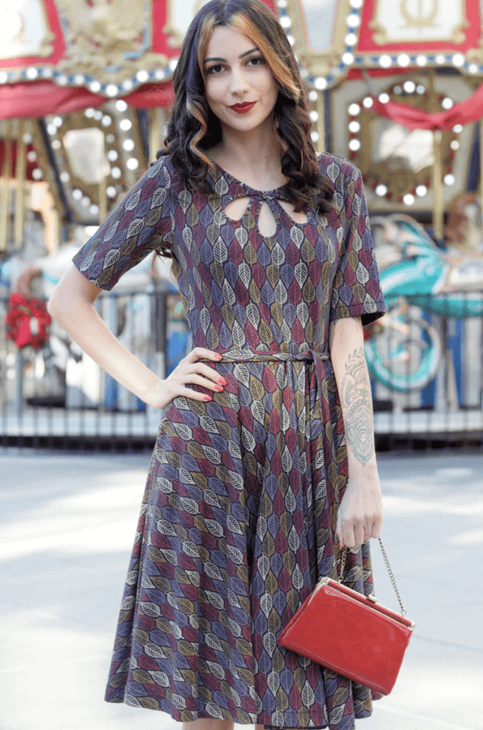 Effies Heart Dahlia Dress Autumn Print - Robin Boutique-Boutique 