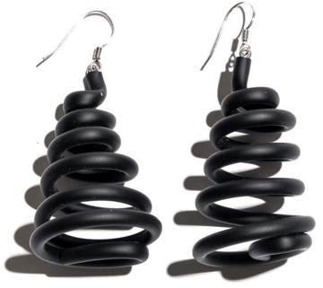 SC Spring Earrings in Black - Robin Boutique-Boutique 