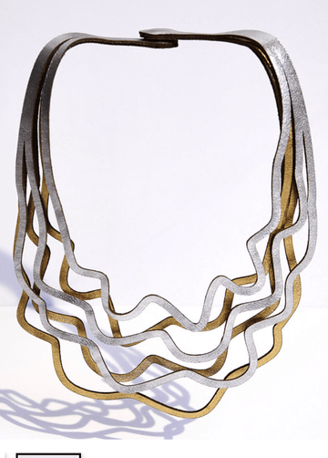 ISKN Curves Duo Necklace Leather MD6 - Robin Boutique-Boutique 