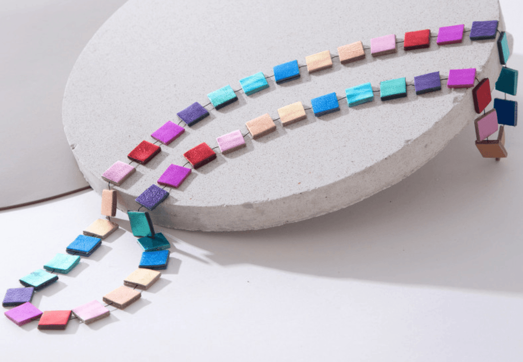 ISKN Rainbow Square Bracelet Leather RB7 - Robin Boutique-Boutique 