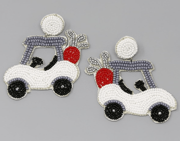 Golf Beaded Earrings - Robin Boutique-Boutique 