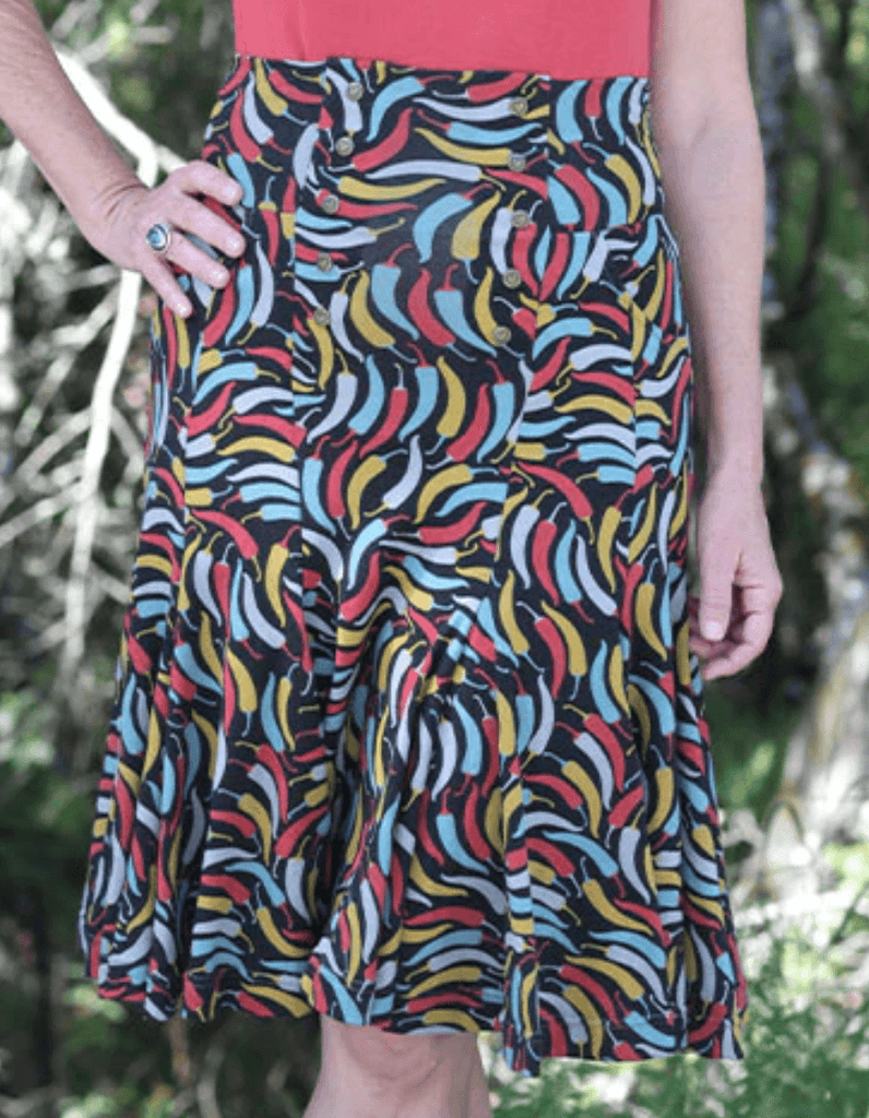 Effie's Heart Swing Skirt Spicy Print Peppers - Robin Boutique-Boutique 