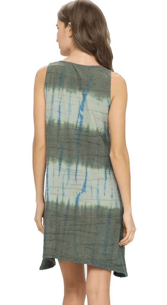Yak Yeti textured Tye Dye Dress - Robin Boutique-Boutique 