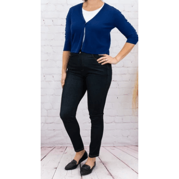 Muffin Top High Rise Skinny Stretch Jeans - Robin Boutique-Boutique 
