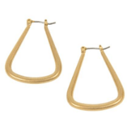 Gold & Silver Drop Hoop Earrings - Robin Boutique-Boutique 