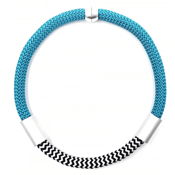 Christina Brampti Necklace with thick woven cord - Robin Boutique-Boutique 