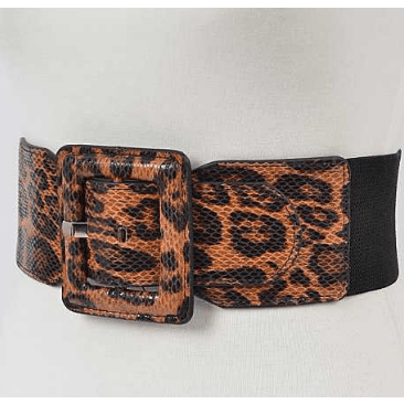 Plus Size Leopard Print Belt - Robin Boutique-Boutique 