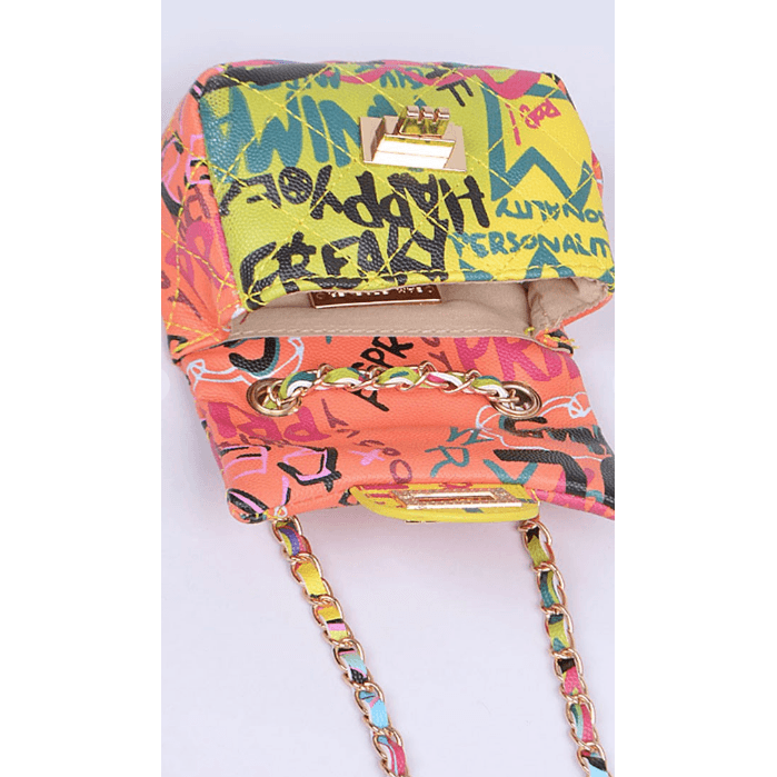 Mini Graffiti Swing Bag - Robin Boutique-Boutique 