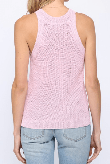 Sleeveless Yummy Pink Knit/Tank Top - Robin Boutique-Boutique 