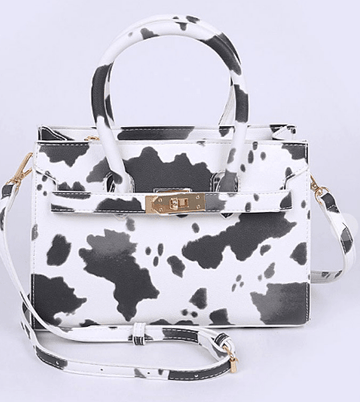 Cow Print Handbag - Robin Boutique-Boutique 