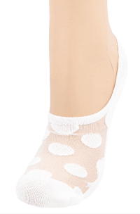 Dotted Mesh No Show Socks - Robin Boutique-Boutique 
