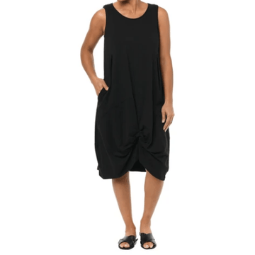 Sleeveless Black Dress - Robin Boutique-Boutique 