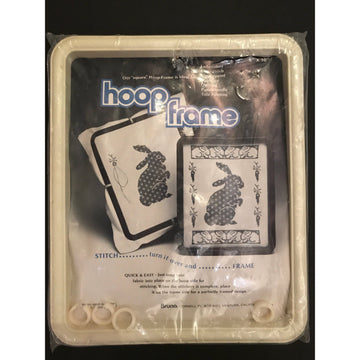 Vintage 1984 NEW Bruno 8"x10" Hoop Frame for fastened needlework that converts into a picture frame FREE SHIPPING - Robin Boutique-Boutique 
