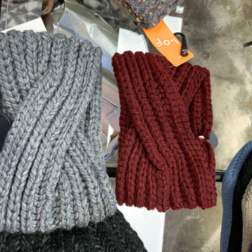 One Size Cross Knit Knit Headband B002 - Robin Boutique-Boutique 