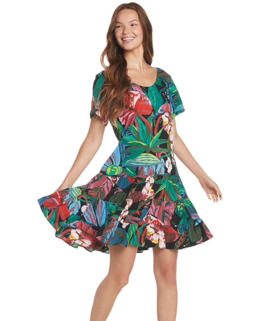 Jams World Hattie Dress- Floraison W329 FLON - Robin Boutique-Boutique 